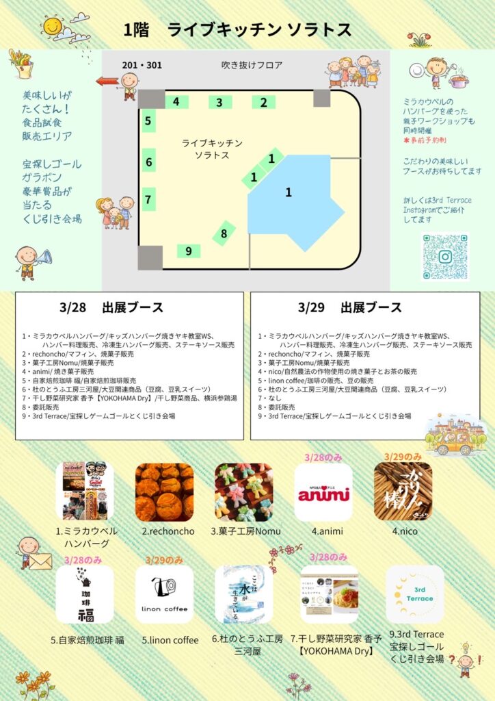 3rd Terrace マルシェ2026年3月29日(1階)